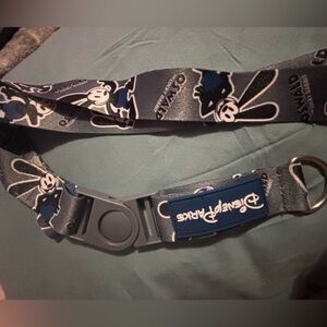 Disney Oswald The Lucky Rabbit Lanyard - Blue and Black